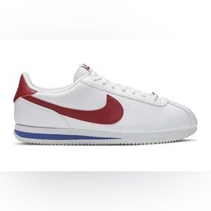 Nike Cortez Basic Leather White / Varsity Red Mens’ Size 8